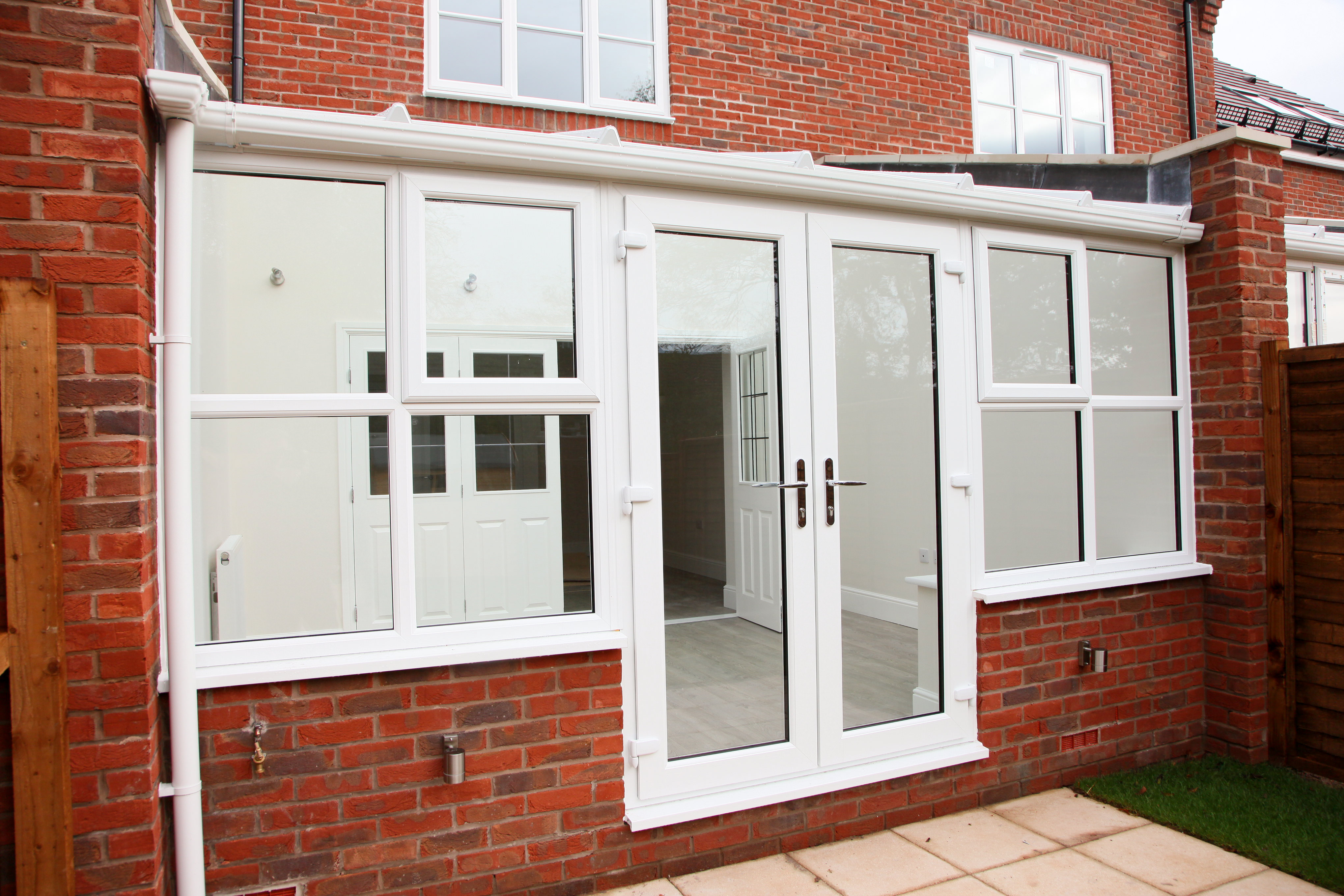 conservatory with french doors epsom surrey