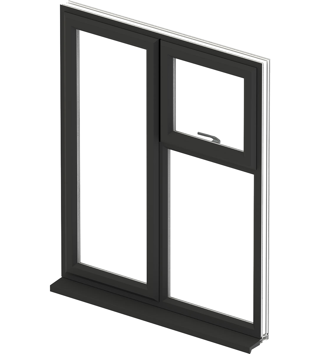 casement window black