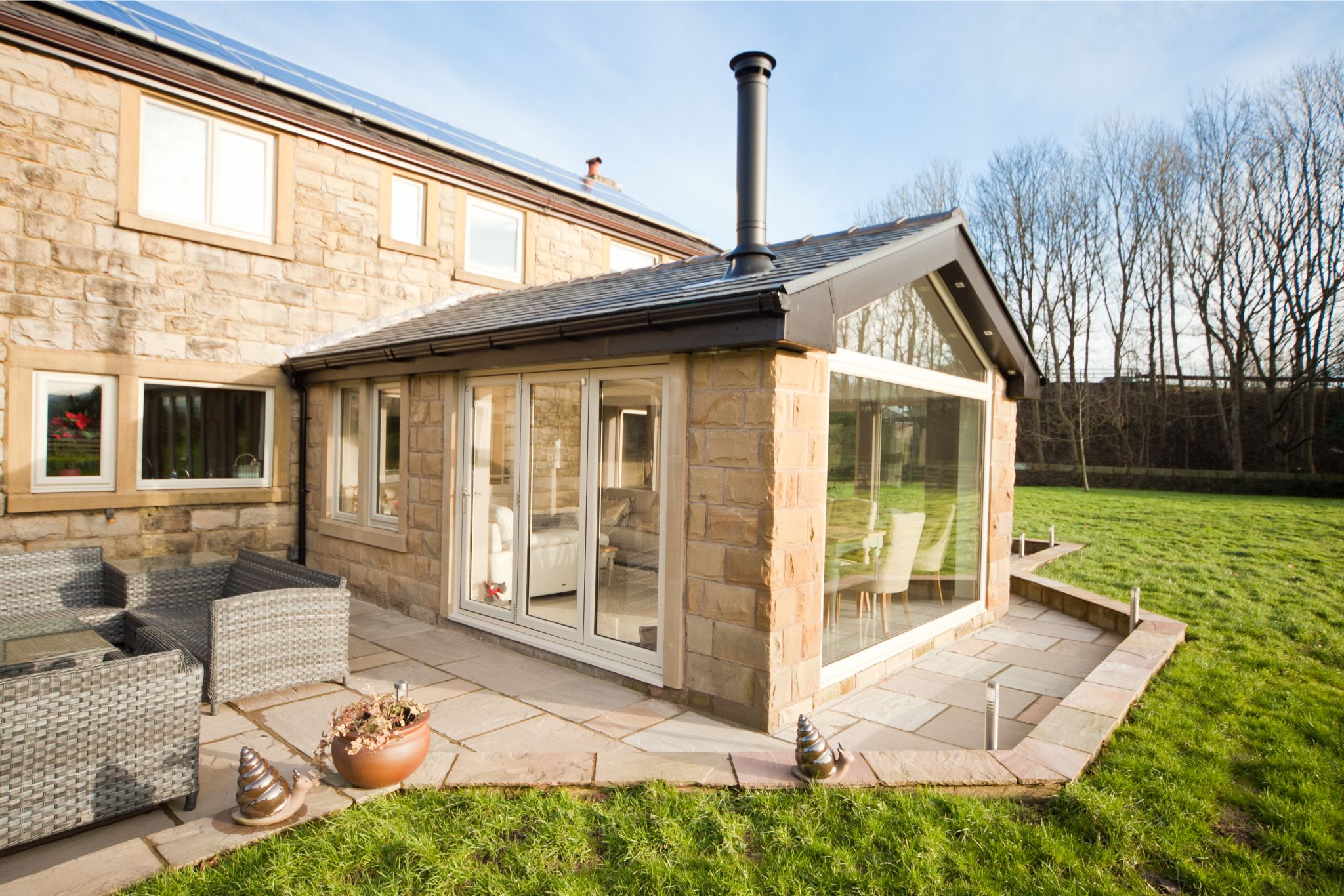 Tiled conservatory roof ewell